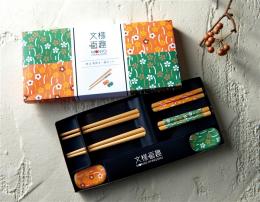 文様百趣 箸&箸置き二膳セットの商品画像