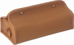 レザー調ティッシュケース ベージュの商品画像