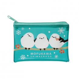 もふかわシマエナガ ミニウォレットポーチの商品画像