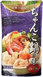 あったか鍋の素750g ちゃんこ鍋みそ味の商品画像