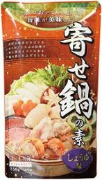 寄せ鍋の素750g&〆のうどん200gセットの商品画像