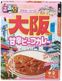 るるぶコラボカレー 大阪甘辛ビーフカレーの商品画像