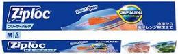 ジップロックフリーザーバッグM5枚入の商品画像
