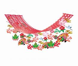 プリーツハンガー「華やか扇正月」の商品画像