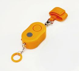 ライト付防犯ブザー(オレンジ)の商品画像