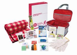 圧縮できる非常持出13点セットの商品画像