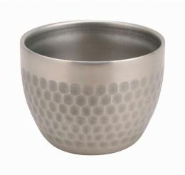 PY-C018 チタン槌目ぐい呑み (二重構造)   シルバーの商品画像