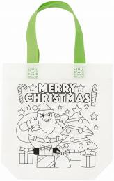 X’masぬりえトートバッグの商品画像