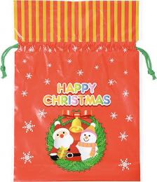 X’mas巾着ギフトバッグ小の商品画像