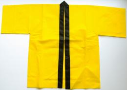 カラー不織布ハッピ大人用(L)黄の商品画像