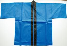 カラー不織布ハッピ子供用(S)青の商品画像