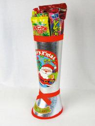 サンタ銀ブーツ50cmの商品画像