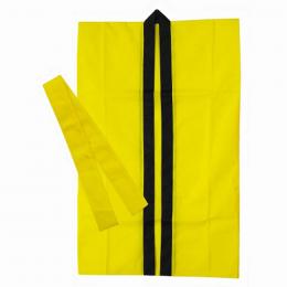 ロングハッピ不織布黄J(ハチマキ付)　※個人宅配送不可の商品画像