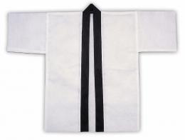 カラー不織布ハッピ子供用J白　※個人宅配送不可の商品画像