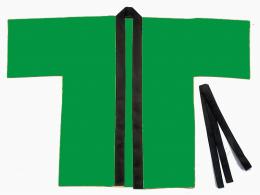 カラー不織布ハッピ子供用J緑　※個人宅配送不可の商品画像