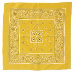 バンダナ 黄　※個人宅配送不可の商品画像