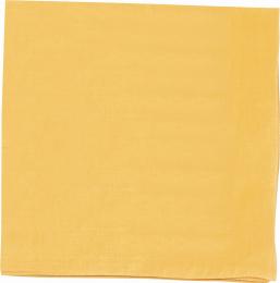 バンダナ無地 黄　※個人宅配送不可の商品画像