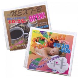 [フルカラーラベル印刷代込] スクェアポケットティッシュ8W 1000個〜の商品画像