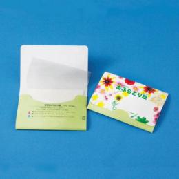 あぶらとり紙(白紙)　花もようN　150枚入　350個セットの商品画像