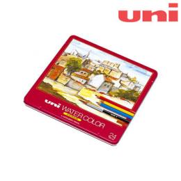 [名入れ対応] uni 色鉛筆 ウォーターカラー 24色セット ※別途見積の商品画像