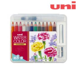 三菱　ぬり絵用コンパクトセット ユニ ウォーターカラー ネイチャートーン　色鉛筆の商品画像