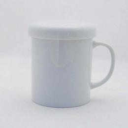 【名入れ専用】 美濃焼 スタンダード蓋付マグ(茶こし付) ※別途見積の商品画像