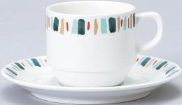 [名入れ対応] 美濃焼 スタックコーヒー碗_Dia Ceram グリーントクサ ※別途見積の商品画像