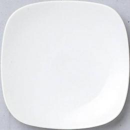 美濃焼 15cm皿_スクエア ホワイト (個箱・名入れ代は、別途見積)の商品画像