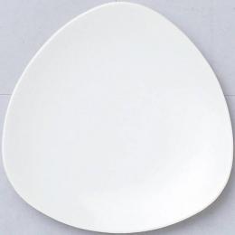 美濃焼 20cm皿_トライアングル ホワイト (個箱・名入れ代は、別途見積)の商品画像