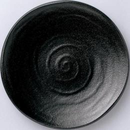 美濃焼 28cm皿_鳴門 黒耀 (個箱・名入れ代は、別途見積)の商品画像