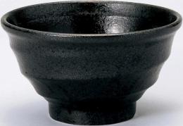 【名入れ専用】 美濃焼 15cm深丼ぶり_鳴門 黒耀 ※別途見積の商品画像