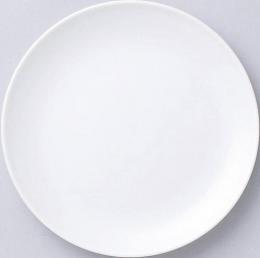 美濃焼 メタ玉21cm皿_白中華 (個箱・名入れ代は、別途見積)の商品画像