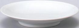 美濃焼 リム高台18cm皿_白中華 (個箱・名入れ代は、別途見積)の商品画像
