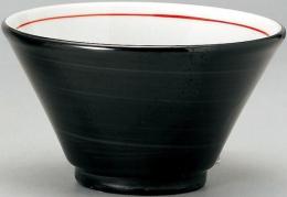 美濃焼 切立15cm深丼ぶり 黒手巻_ (個箱・名入れ代は、別途見積)の商品画像