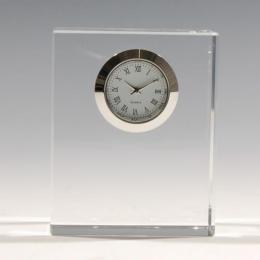 [2Dレーザー加工代込] 時計付き 四角  ※別途版代の商品画像