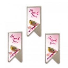 オリジナルステンレスクリップ　M　シールラベルインクジェットフルカラー 3個セット　100個〜の商品画像