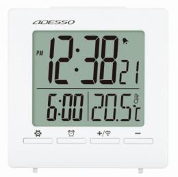 目覚まし電波クロック(ホワイト)　※個人宅配送不可の商品画像