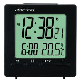 目覚まし電波クロック(ブラック)　※個人宅配送不可の商品画像