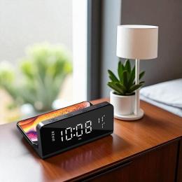 ワイヤレスチャージングクロック　※個人宅配送不可の商品画像