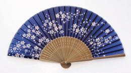 シルク扇子 桜花 婦人用柄の商品画像