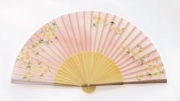シルク扇子 修善寺桜 婦人用柄の商品画像