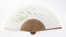 紙扇子 めだか 紳士用柄の商品画像