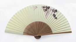 紙扇子 葡萄 紳士用柄の商品画像