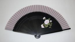 綿扇子 芍薬 婦人用柄の商品画像