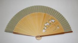 綿扇子 高嶺桜 婦人用柄の商品画像