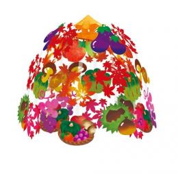 [店舗装飾品] 彩り味覚2段センターの商品画像