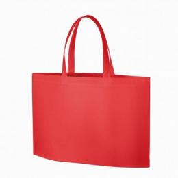 不織布イベントバッグガゼットマチ付 レッドの商品画像