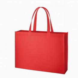 不織布スクエアトート(L) レッドの商品画像