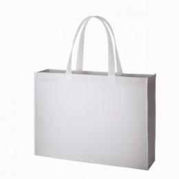 不織布スクエアトート(L) ナチュラルホワイトの商品画像