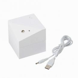 パーソナル加湿器 キューブタイプ ホワイトの商品画像